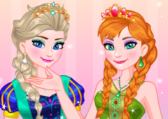Arrume Anna e a Elsa Para o Baile