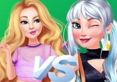 Elsa vs Barbie Desfile de Moda - jogos online de menina