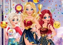 Elsa, Barbie e Ariel: Cosplay da Mulher Maravilha
