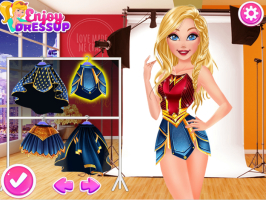 Elsa, Barbie e Ariel: Cosplay da Mulher Maravilha - screenshot 3