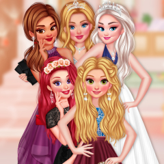 Jogo Festa de Coquetéis com 5 Princesas