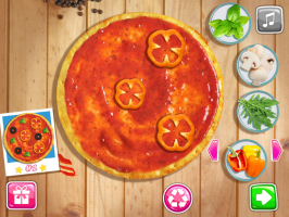 Jessie e Noelle provam Pizza Vegetariana - screenshot 1