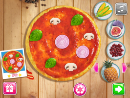 Jessie e Noelle provam Pizza Vegetariana - screenshot 3