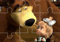 Masha e o Urso Jigsaw