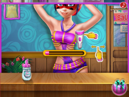 Na Sauna com a Ladybug, a Super Barbie e a Elsa - screenshot 2