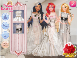 Pocahontas, Ariel e Rapunzel Viram Noivas - screenshot 1
