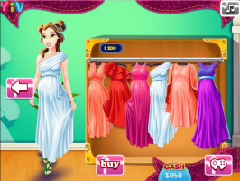 Rapunzel e Bela compram roupas para grávidas - screenshot 1