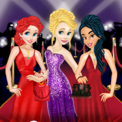 Jogo Rapunzel, Jasmine e Ariel no Tapete Vermelho