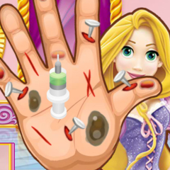 Jogo Rapunzel Machuca As Mãos