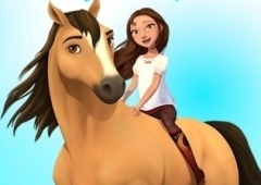 Uma Corrida da Cavalo em 3D