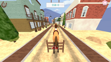 Jogos de Uma Corrida da Cavalo em 3D no Meninas Jogos