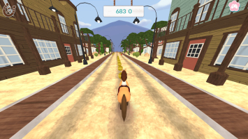 Uma Corrida da Cavalo em 3D - screenshot 3
