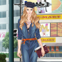 Jogo Vestir Helen de Camisa Jeans