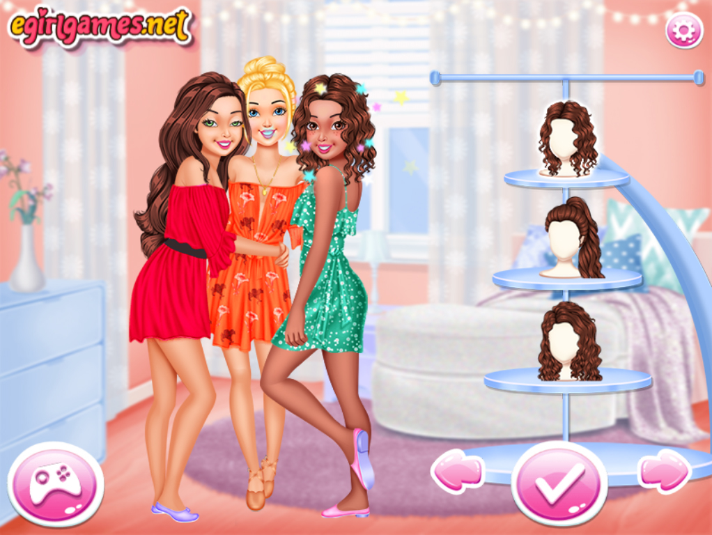 Jogos de Vestir a Barbie e Suas Amigas em Jogos na Internet