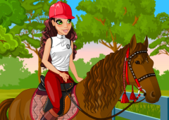 Jogos de Uma Corrida da Cavalo em 3D no Meninas Jogos