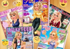Vista Rapunzel na capa das Revistas